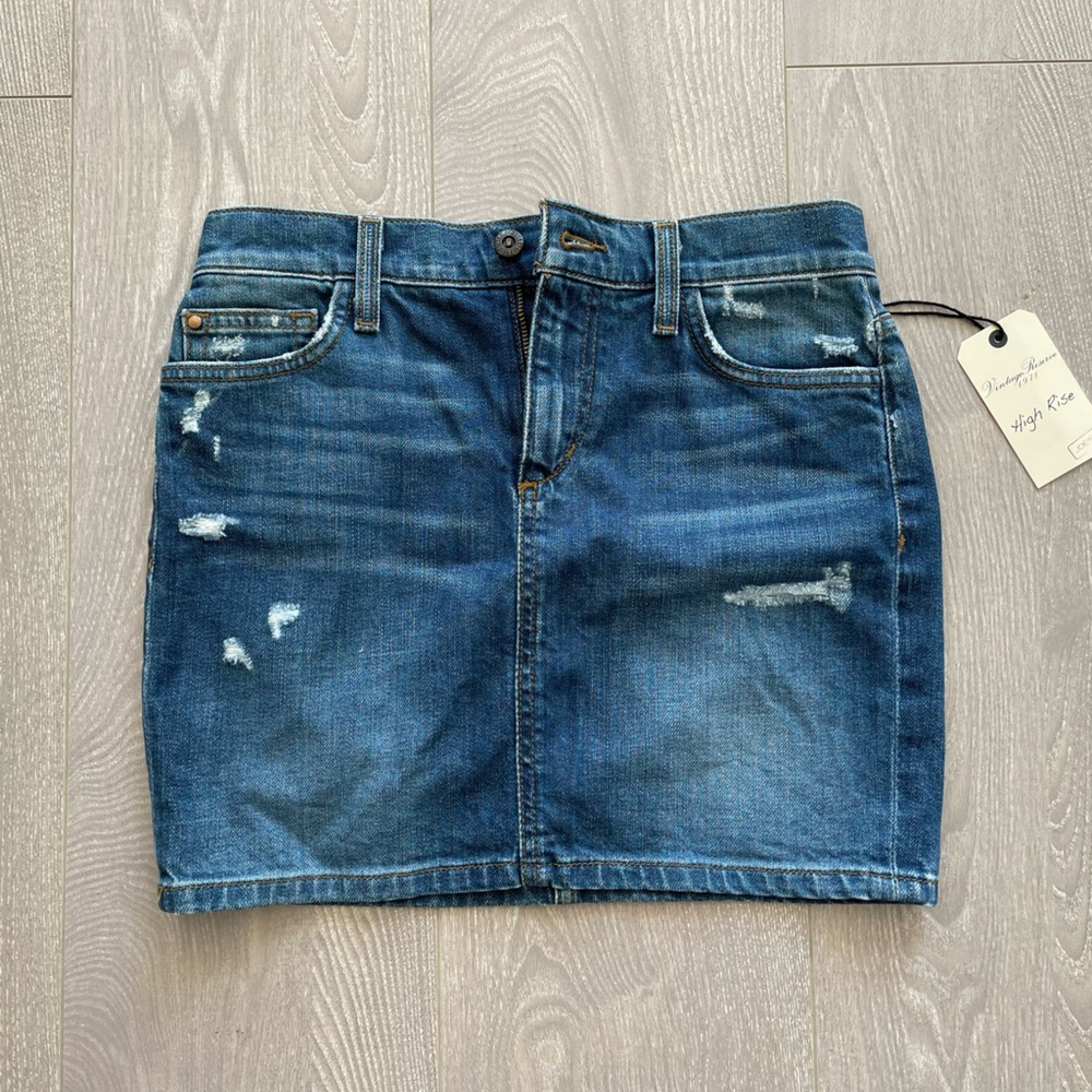 Joe's Jeans Sloane Vintage Reserve Denim Skirt Size 25